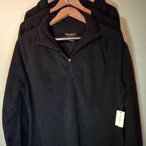Eddie Bauer Black Men's Cardigan Sweater